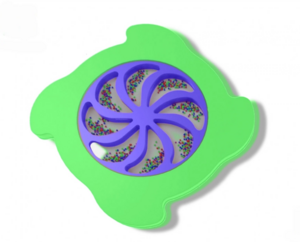 Тактильно-развивающая панель «Вращение радуги» - fgospostavki.ru - Тула