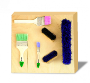 Тактильно-развивающая панель с мягкими кисточками - fgospostavki.ru - Тула