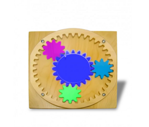 Тактильно-развивающая панель «Цветные шестеренки» - fgospostavki.ru - Тула