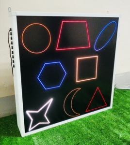 Панель интерактивная со светящимися цветными фигурами - fgospostavki.ru - Тула