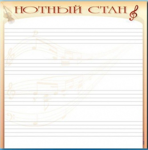 Доска магнитно-маркерная "Нотный стан" - fgospostavki.ru - Тула