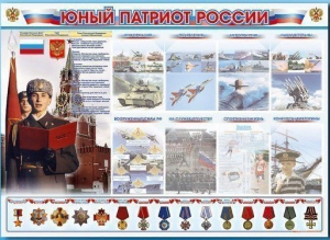 Стенд-уголок "Юный патриот России" - fgospostavki.ru - Тула