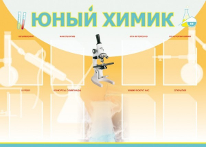 Стенд "Юный химик" Вариант 1 - fgospostavki.ru - Тула