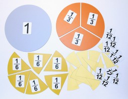 Набор магнитных карточек "Доли и дроби - 3" - fgospostavki.ru - Тула