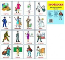 Раздаточные карточки "Профессии" - fgospostavki.ru - Тула