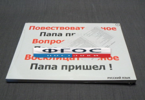Опорные таблицы по русскому языку для начальной школы (56 шт.) А3 - fgospostavki.ru - Тула