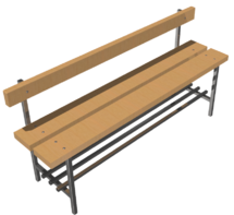 Скамья для раздевалок со спинкой (1,5 метра) - fgospostavki.ru - Тула