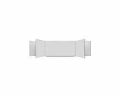 Доска магнитно-маркерная настенная пятиэлементная белая полимерная (3000*1000) - fgospostavki.ru - Тула