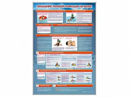 Стенд "Оказание первой помощи на воде" - fgospostavki.ru - Тула