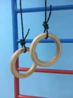 Кольца навесные для детского спортивного комплекса (диаметр 16 сантиметров, фанера) - fgospostavki.ru - Тула