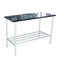 Стол на металлическом каркасе с продольными стяжками 600*1500*750(900) - fgospostavki.ru - Тула