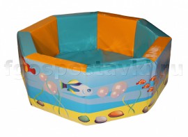 Сухой бассейн восьмигранный с шелкографией - fgospostavki.ru - Тула
