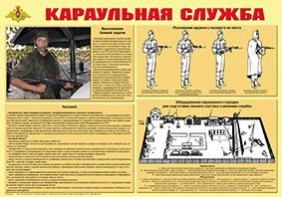 Плакат "Караульная служба" - fgospostavki.ru - Тула