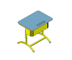 Стол ученический "Асташка -1" одноместный регулируемый - fgospostavki.ru - Тула
