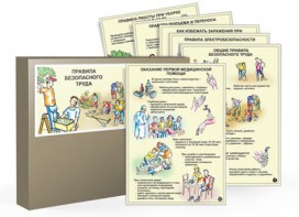 Комплект таблиц "Правила безопасного труда" - fgospostavki.ru - Тула