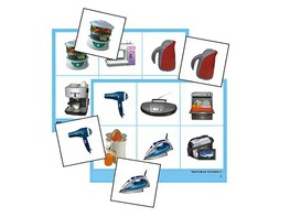 Логопедическое лото "Бытовая техника" (4 планшета, 24 карточки, цветное, ламинированное) - fgospostavki.ru - Тула