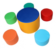 Игровая мебель "Посиделки" (6 банкеток) - fgospostavki.ru - Тула