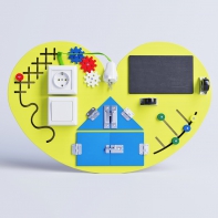 Бизиборд «Большое жёлтое сердце» - fgospostavki.ru - Тула