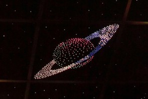 Потолок "Звездное небо с анимационным фибероптическим эффектом сатурн" - fgospostavki.ru - Тула