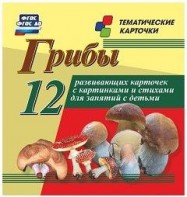 Тематические карточки "Грибы" - fgospostavki.ru - Тула