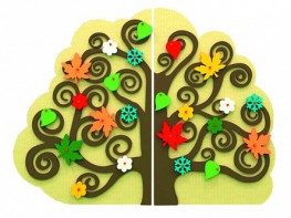 Сенсомоторное декоративно-развивающее панно "Времена года" - fgospostavki.ru - Тула