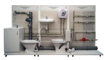 Учебный трехмодульный стенд «Слесарь - сантехник» - fgospostavki.ru - Тула