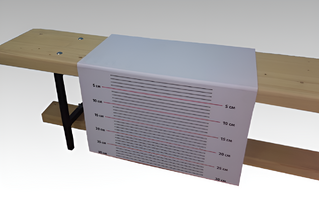 Линейка складная для измерения уровня гибкости на гимнастическую скамейку - fgospostavki.ru - Тула