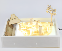 Световой планшет для рисования песком Белый - fgospostavki.ru - Тула