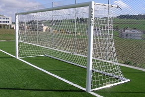 Сетка для футбольных ворот (нить 2,2 миллиметра, 7,5Х2,5Х(1Х2) ячейка 100Х100) - fgospostavki.ru - Тула