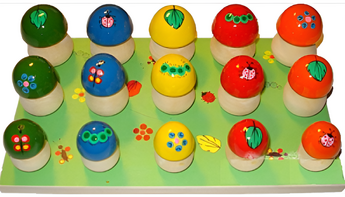 Развивающая игрушка для детей с нарушением слуха "Грибная полянка" - fgospostavki.ru - Тула