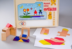 Игровой набор Фребеля "Конструктор деревянный без соединений-2" (Серия "Эксперимент") - fgospostavki.ru - Тула