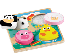 Тактильные пазлы "Ферма" - fgospostavki.ru - Тула