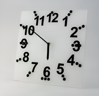 Часы тактильные настольные с крупными цифрами - fgospostavki.ru - Тула