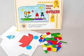 Игровой набор Фребеля "Конструктор плоскостной-1" (Серия "Эксперимент") - fgospostavki.ru - Тула