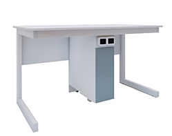 Стол ученический для кабинета физики/биологии двухместный - fgospostavki.ru - Тула