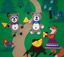 Пособие для слабовидящих детей - Театр-сказка "Два жадных медвежонка" - fgospostavki.ru - Тула