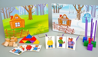 Игровой набор Фребеля "Заюшкина избушка" (серия "Сказочный мир". Выпуск 1) - fgospostavki.ru - Тула