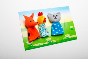 Пальчиковый театр "Кот, петух и лиса" - fgospostavki.ru - Тула