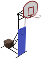 Стойка стритбольная-минибаскетбольная складная, переносная (регулируемая высота от 2,75 метров до 3,05 метра) - fgospostavki.ru - Тула