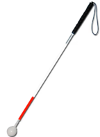 Трость телескопическая графитовая с вращающимся наконечником в виде шара - fgospostavki.ru - Тула