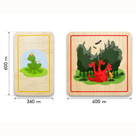 Набор стеновых панелей «Мир сказки - Волшебные герои» - fgospostavki.ru - Тула