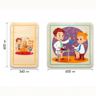 Набор стеновых панелей «Мои увлечения - Весёлые эксперименты» - fgospostavki.ru - Тула