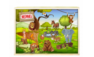 Интерактивная светозвуковая панель «Зверинец» - fgospostavki.ru - Тула