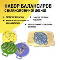 Набор балансиров с балансировочной доской - fgospostavki.ru - Тула