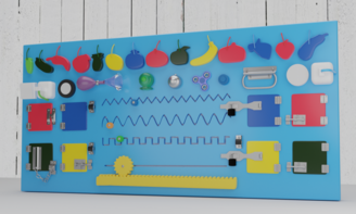 Бизиборд «Фрукты и овощи» - fgospostavki.ru - Тула