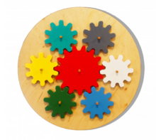 Бизиборд «Цветные шестеренки» - fgospostavki.ru - Тула