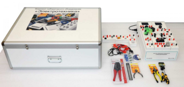 Учебный программно аппаратный комплекс «Электротехника для школ», исполнение настольное, ручное, кейс - fgospostavki.ru - Тула