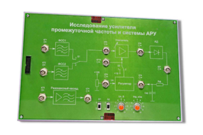 Сменная панель «Исследование усилителя промежуточной частоты и системы АРУ» - fgospostavki.ru - Тула