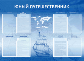 Стенд-уголок "Юный путешественник" - fgospostavki.ru - Тула
