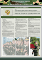 Стенд-уголок "Конституция Российской Федерации и Федеральный закон "О воинской обязанности и военной службе" - fgospostavki.ru - Тула